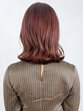 アイティーバイアルバム 松戸店(IT by ALBUM) バイオレットミディ_カーキグレージュマッシュショート_ba318641