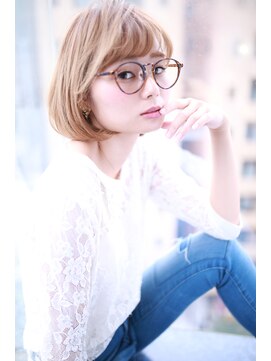 クラウドゼロ(Cloud zero) 大人　かわいい　ハイトーン　小顔　ボブ【Cloud zero】