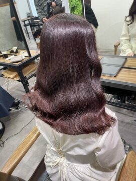 ラフトーキョウセカンド(RAF TOKYO 2nd) 【RAF TOKYO 2nd Rina】髪質改善×ラベンダーピンク