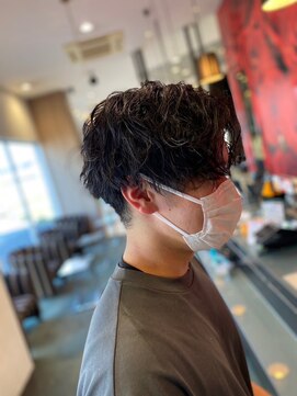 アース 浜松志都呂店(HAIR&MAKE EARTH) 刈上げ無造作スパイラルパーマ