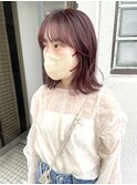 ピンクラベンダー_柔らかい透明感カラー