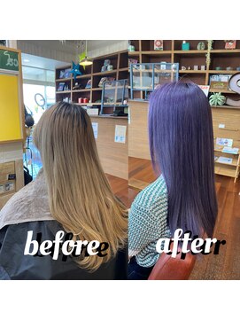 スミカ(sumica) #ブリーチ#アメジスト#ツヤカラー