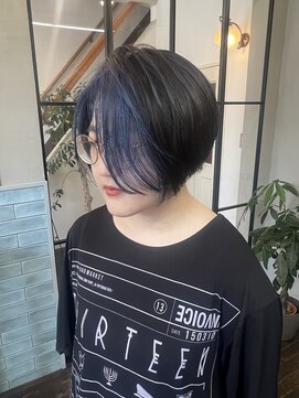 スパイス(SPICE) ネイビーのフェイスフレーミング