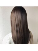 サラツヤ縮毛矯正とグレージュ☆