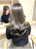 loulouルル オリーブグレージュ 透明感艶ヘア 天神南/薬院
