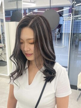 ブラウン(Brown) イメチェンヘアスタ イルハイライトカラー/藤沢