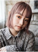 大人可愛い30代40代50代小顔◎マッシュショートボブウルフカット