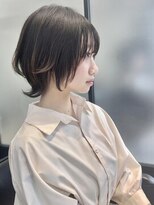 ダブルトーキョー シブヤ(W-TOKYO SHIBUYA)&nbsp;グレージュ×ショートウルフ　ボブウルフ　ウルフカット