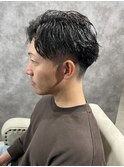 メンズカット パーマ