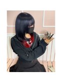前髪/アンブレラカラー/こなれミディ/イメチェン/ウェーブパーマ
