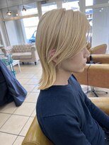 シャルティア(SHALLTIA)&nbsp;ハイトーンベージュ【山口市美容室】【山口市メンズカラー】