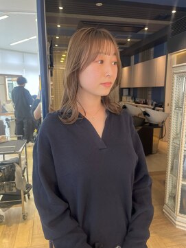 コワファースト 大分(COIFF1RST) ブリーチなし！ハイトーン！オリーブベージュカラー