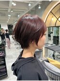 ミニウルフレイヤーカット顔周りカット前髪カットショート/大宮