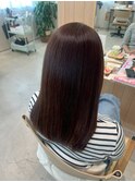 チェリーブラウンうるツヤナチュラルストレート