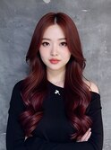 20代30代◎艶髪髪質改善カラー×韓国風ロング