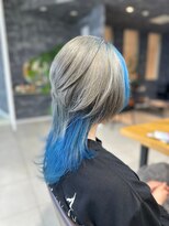 ラウル(Laulu)&nbsp;くびれヘア/アプリコットオレンジ/ハイライトカラー/佐倉