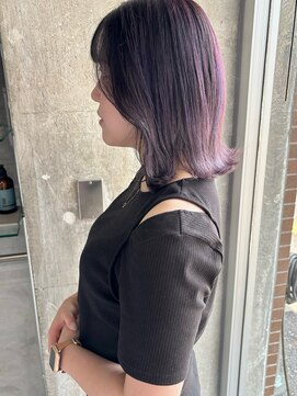 デコボコ アート(凸凹 art) ラベンダーバレイヤージュ