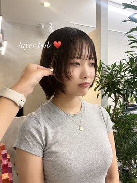 フォト 武蔵小杉(foto) レイヤーボブ/タイトボブ/武蔵小杉