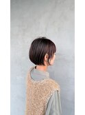 暗めカラーショートボブ11.17