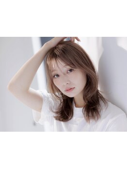 【イルミナカラー+カット￥9900】カラー×可愛いでトレンドヘアに＊透けるような色味へ[白河/学割U24]