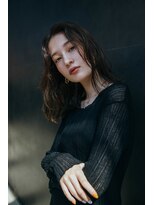 レ セゾン(Les Saisons)&nbsp;大人抜け感ウェットロブ　透明感×ツヤ質感ミディ