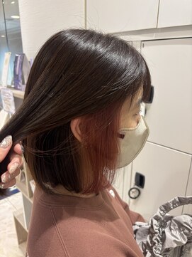 ケンジ 平塚 アネッタ(KENJE annetta) ミディアムヘア/デザインカラー/フェイスフレーミング/平塚