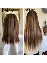 エクステンション キュー(extension Q)&nbsp;プルエクステ/ダイヤモンド毛質52cm（長さおへそ位）100本