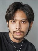  &nbsp;銀座シャドウパーマツーブロックメンズパーマセンターパート &nbsp;