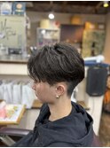 メンズカット、メンズパーマ、毛流れパーマ