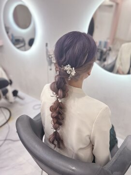 ヘアセット クラン ルシェ 心斎橋玉屋町店(hair set Clan luce) 編みおろし
