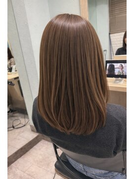 ヘアーメイクオズ(hair make O/S) メテオカラー×ベージュ