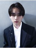 韓国風マッシュ/フリックパーマ/ツーブロックショート