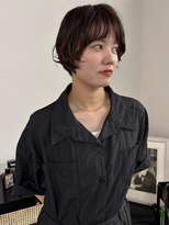 イーチ 吉祥寺(EACH)&nbsp;【藤木寧子】丸みニュアンスパーマ×ミニボブ