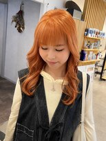 ハイク(HYKE) ダブルカラーで叶うオレンジヘア