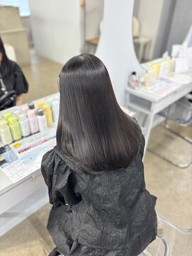 リラクオーレ 三宮 元町(LIRA CUORE) 地毛風カラー×酸性縮毛矯正