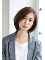 ヘアーアンドメイク エクリ 不動前店(Hair&Make equri)&nbsp;伸ばしかけショートボブ