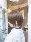 丸みショートボブ