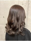艶髪グレージュカラー