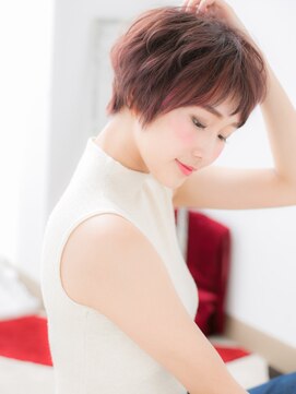 スペース 海浜幕張(spes) 海浜幕張/髪質改善/バイカラー☆ラフなマッシュボブショートa