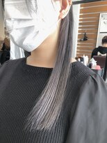 ルー(loup)&nbsp;シルバーパープル/インナーカラー/グレージュ/福岡/天神/大名