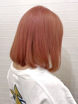 アールプラスヘアサロン(ar+ hair salon) コーラルピンクベージュ