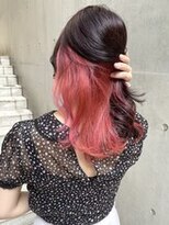 ディア(.eer) インナーカラー/チェリーピンク .eer shinsaibashi/minamisemba