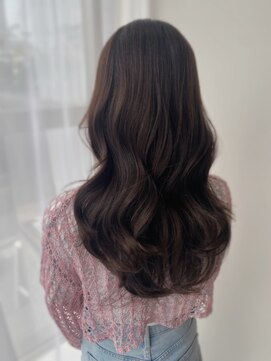 シェノン 武庫之荘(CHAINON) 斜めバング/シルキーベージュ/グレージュカラー