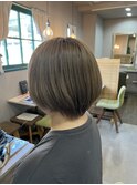 グレージュショート