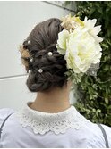 特別な日のヘアセット