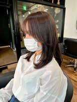 レイラバイアフロート 吉祥寺(Lila by afloat)&nbsp;くびレイヤーエモージュ黒髪ベージュ 20代30代40代