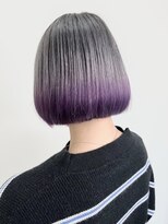 イーストハムヘッドショップ(EAST HAM head shop) グラデーションボブ/シルバーパープル