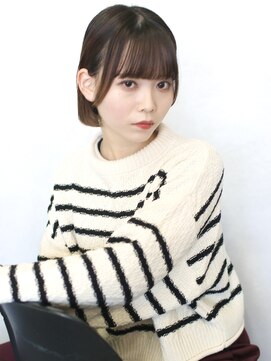 バース(BIRTH) 天神【BIRTH】似合わせカット丸みボブ髪質改善耳掛け20代 5