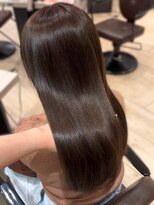 ユーフォリア 銀座本店(Euphoria)&nbsp;Mako マロンベージュ　髪質改善　透明感カラー ブリーチなし