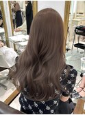 チョコブラウン  アッシュブラウン  透明感カラー